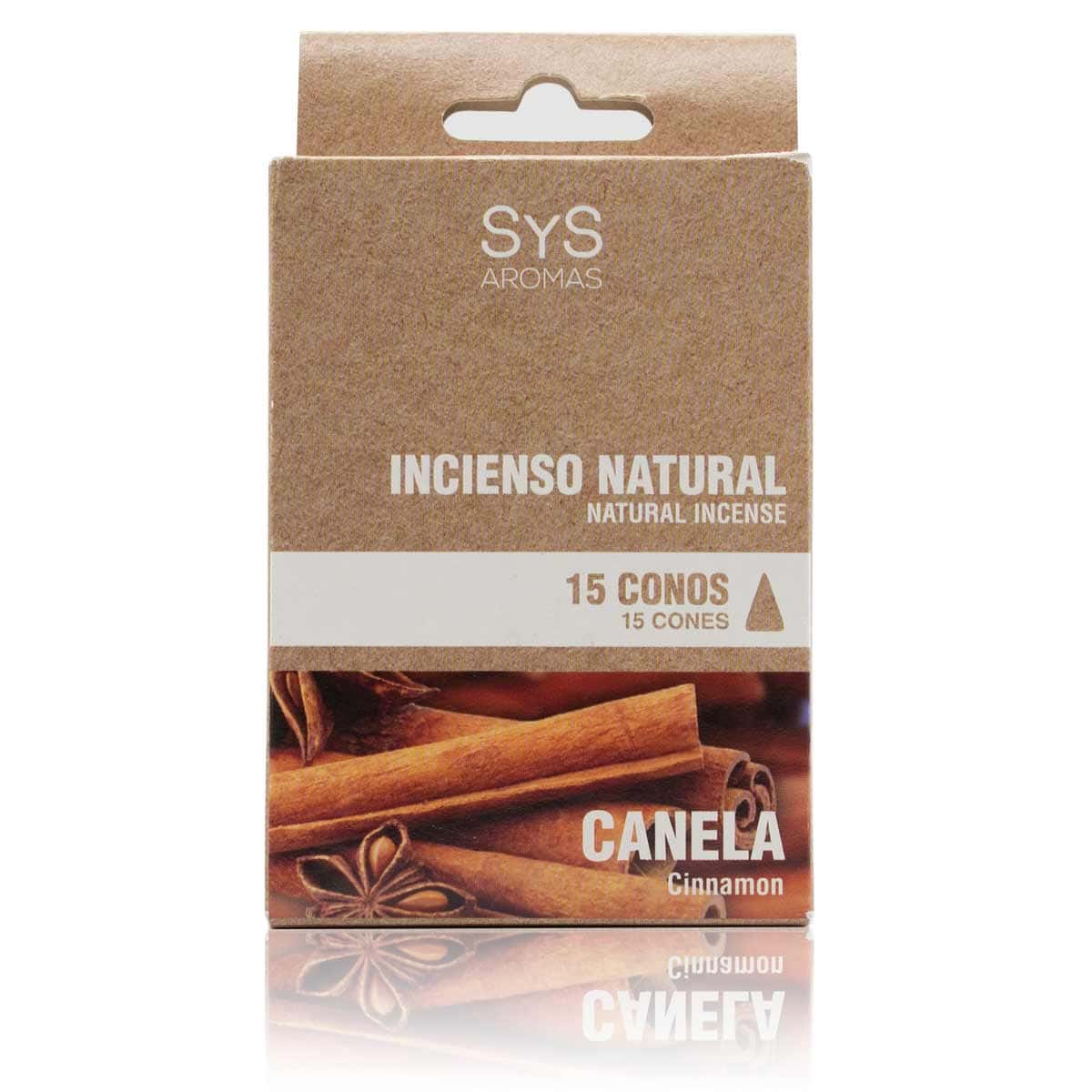 Buy Natural Cinnamon Inciense 15 Cones SYS Aromas