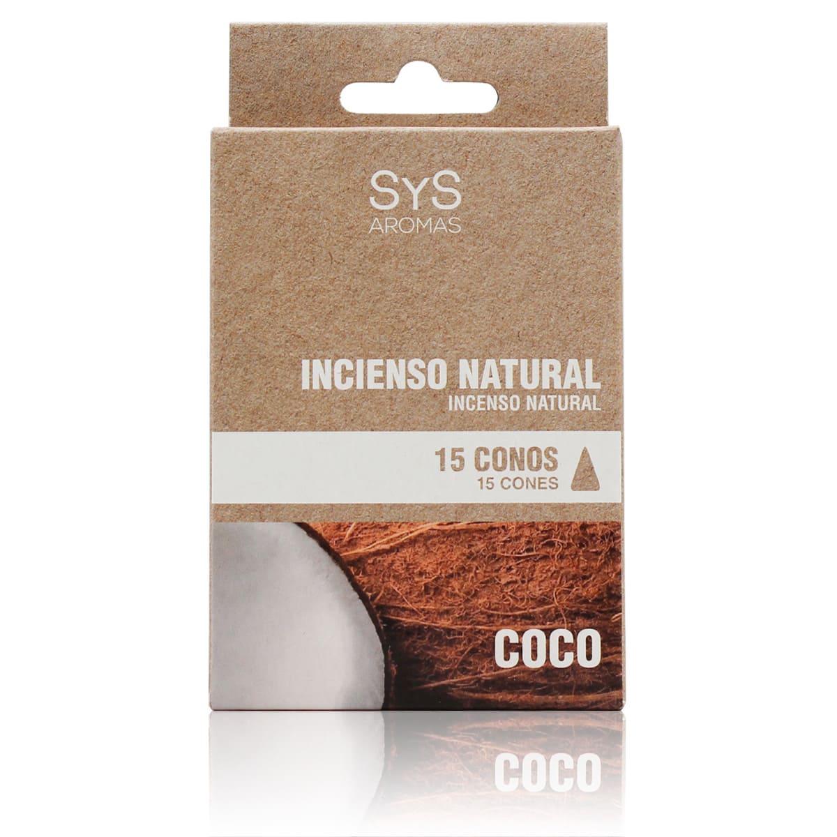 Comprar Incienso Natural Coco 15 Conos SYS Aromas