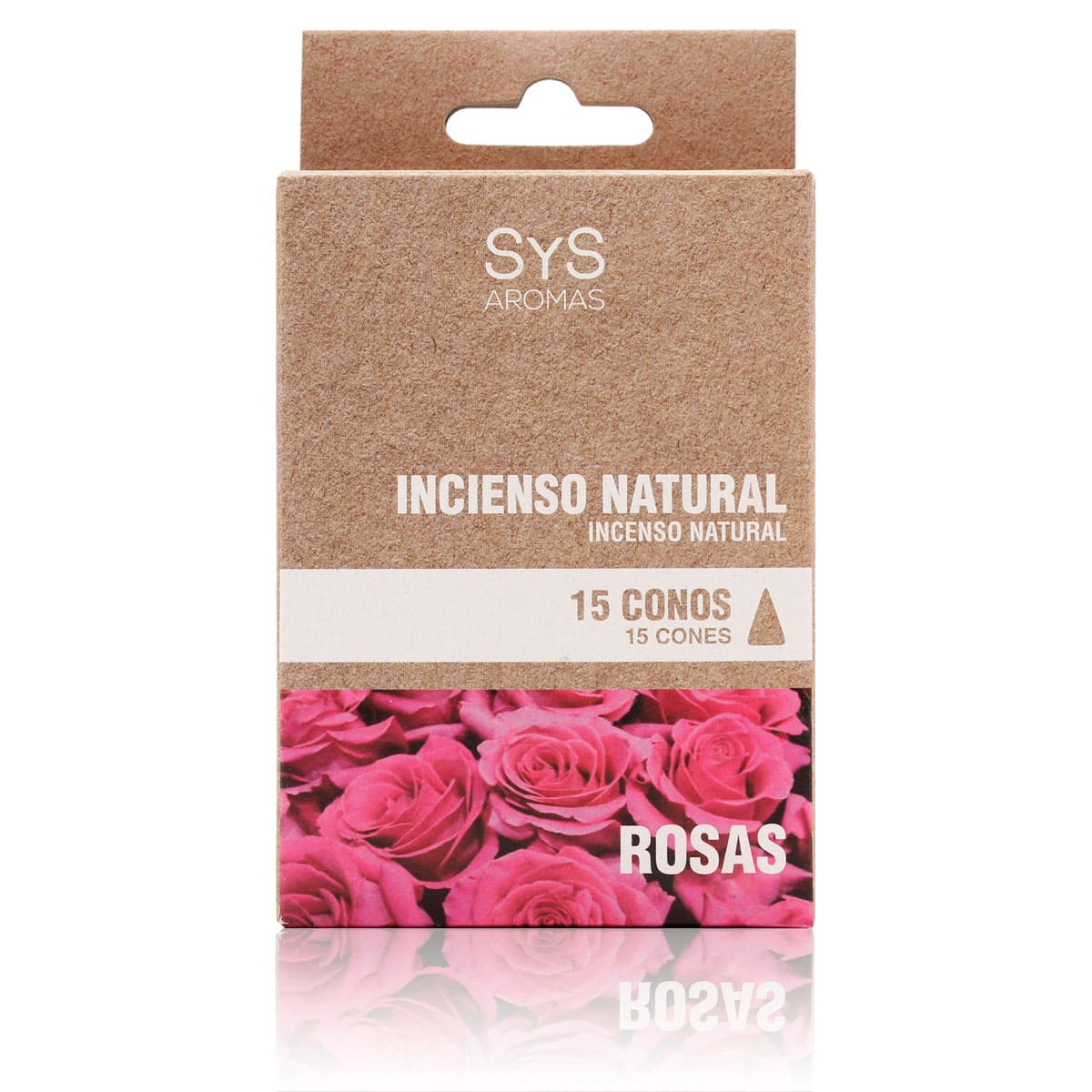Comprar Incienso Natural Rosas 15 Conos SYS Aromas