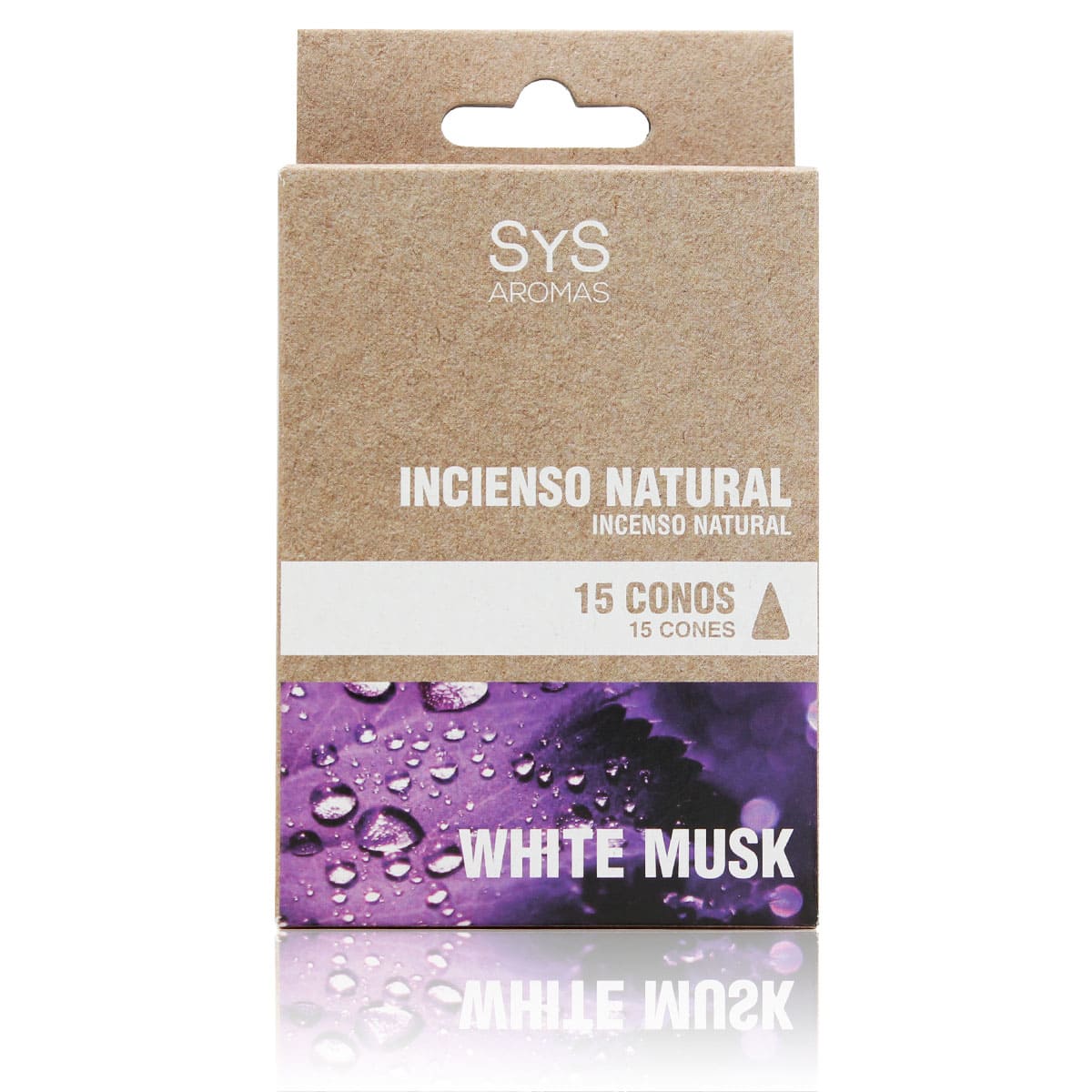 Comprar Incienso Natural White Musk 15 Conos SYS Aromas