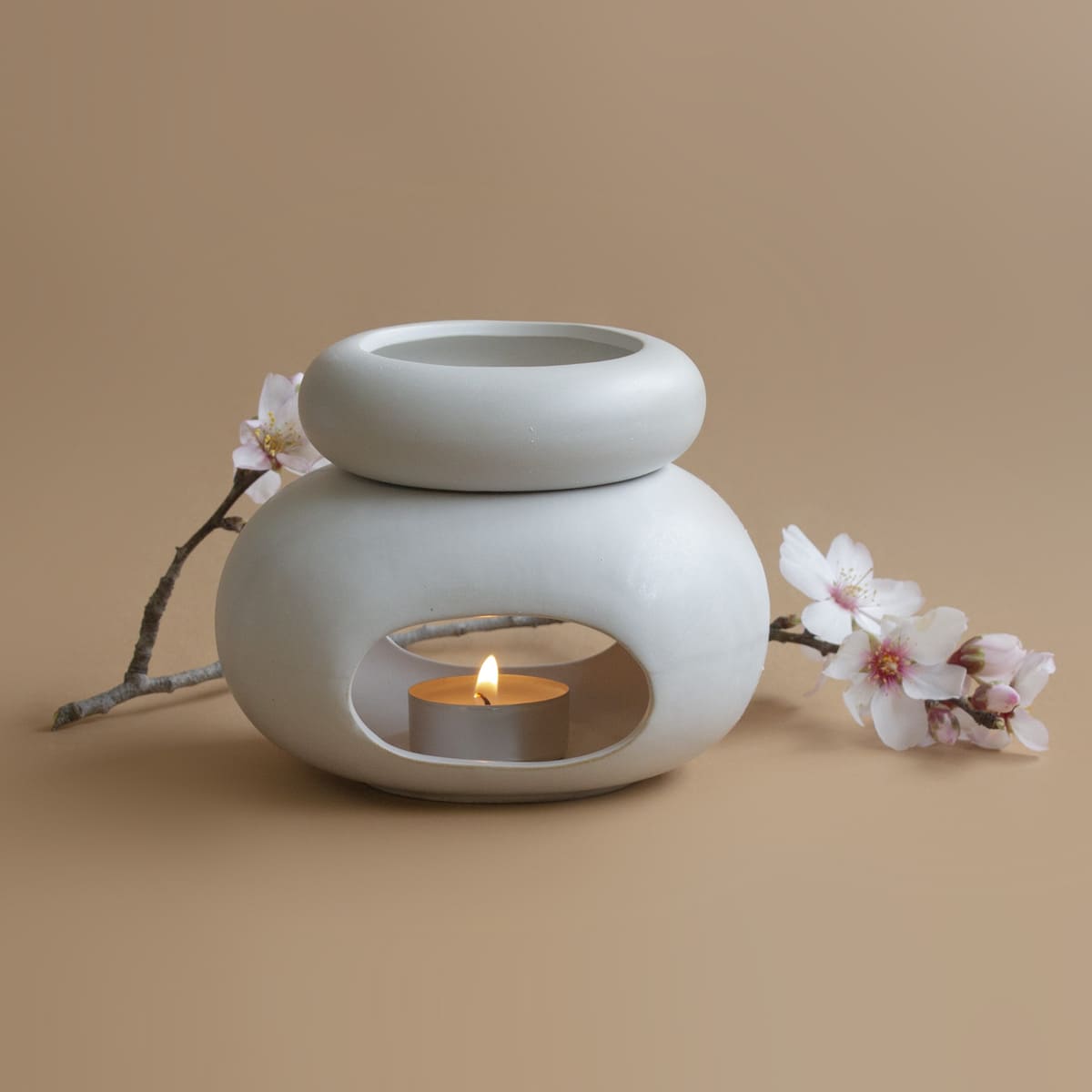 Comprar Quemador Decorativo Zen Ceramica Blanca SYS Aromas