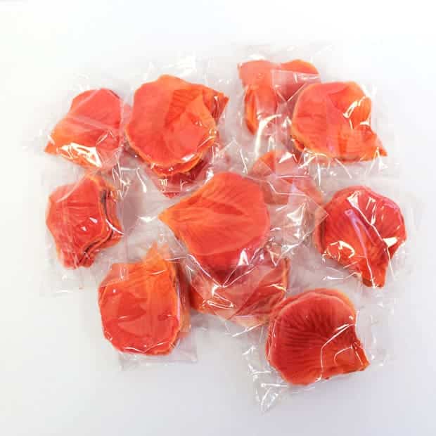 Comprar Petalos de Rosa Naranjas 100 Uds. Sin Perfume SYS Aromas