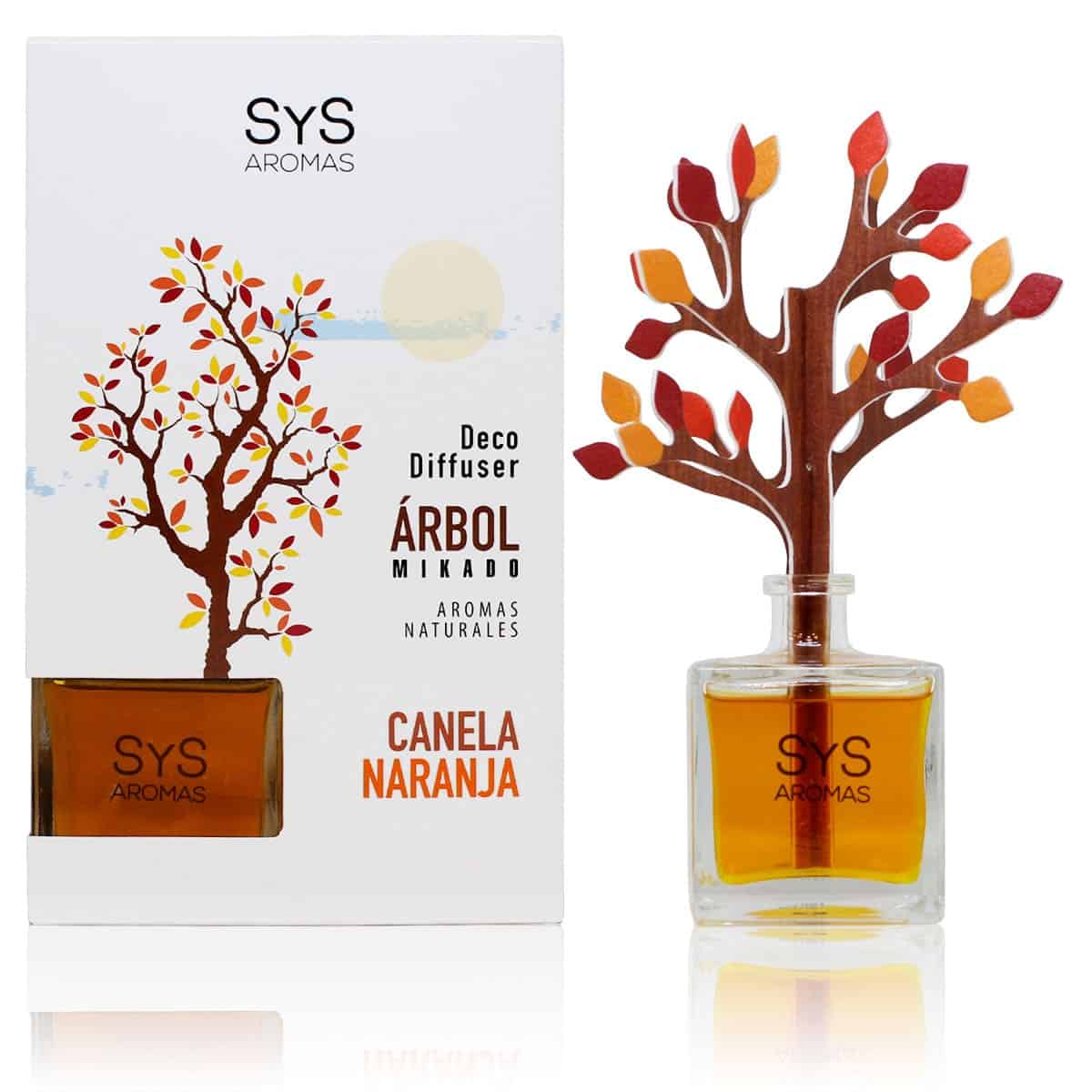 Buy Orange - Cinnamon Tree Diffuser Air Freshener 90ml SYS Aromas