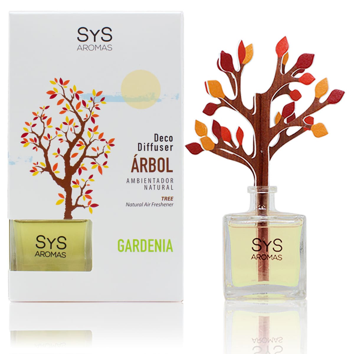 Comprar Ambientador Difusor Árbol Gardenia 90ml SYS Aromas
