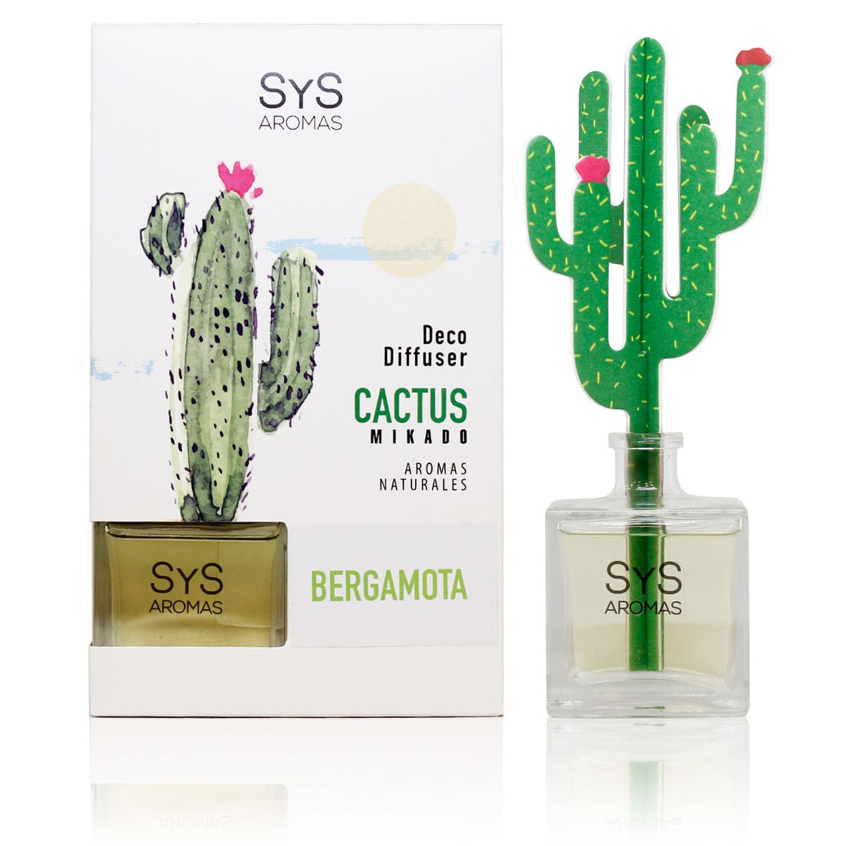 Buy Bergamot Cactus Diffuser Air Freshener 90ml SYS Aromas