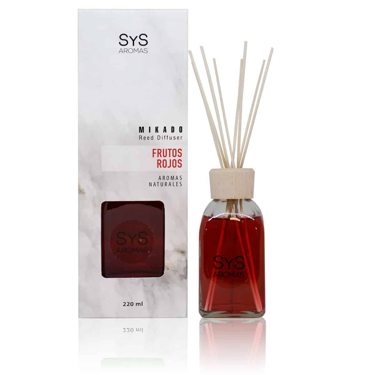 Buy Red Berries Mikado Air Freshener 220ml marmol Collection SYS Aromas