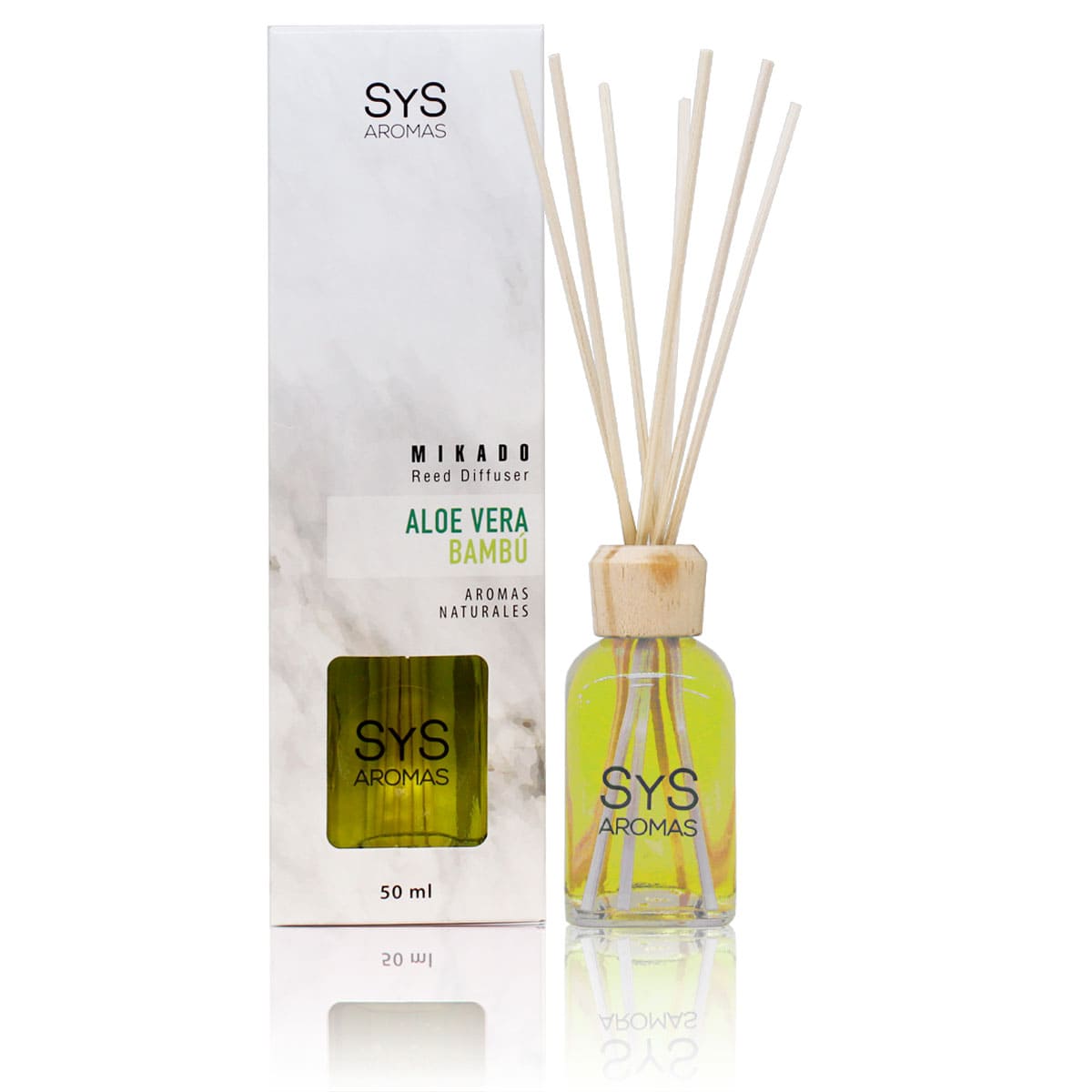 Buy Aloe vera Bamboo Mikado Air freshener 50ml Marmol Collection SYS Aromas
