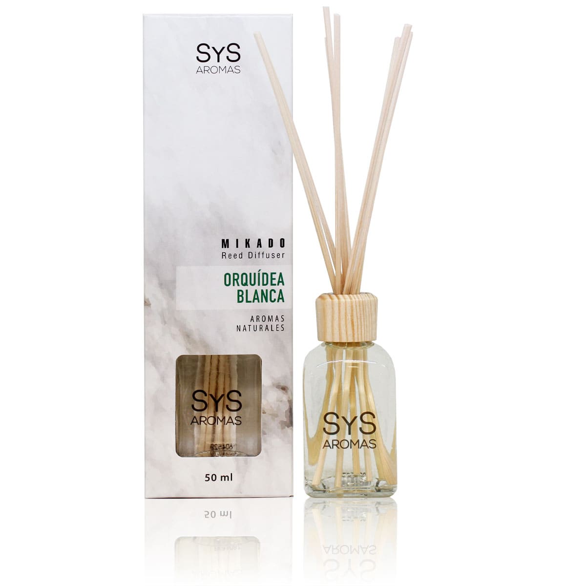 Buy white Orchid Mikado Air Freshener 50ml Marmol Collection SYS Aromas