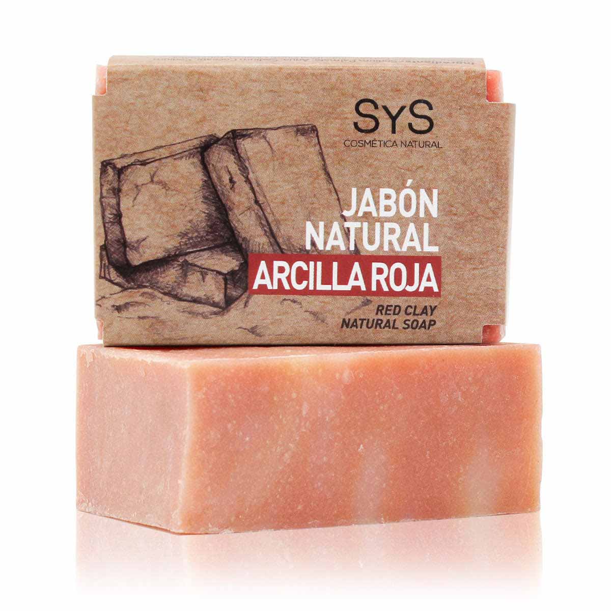 Comprar Jabon Natural Arcilla Roja 100gr SYS 01