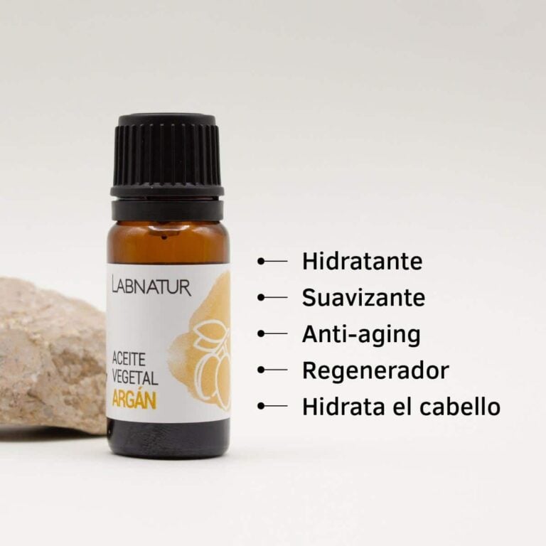 Aceite Vegetal Argán 100% Puro Labnatur para cuidado facial, corporal, capilar y barba.