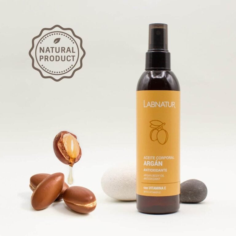 Aceite Corporal Argán Labnatur 200ml para piel seca, cabello apagado, puntas abiertas, post-solar y masajes.
