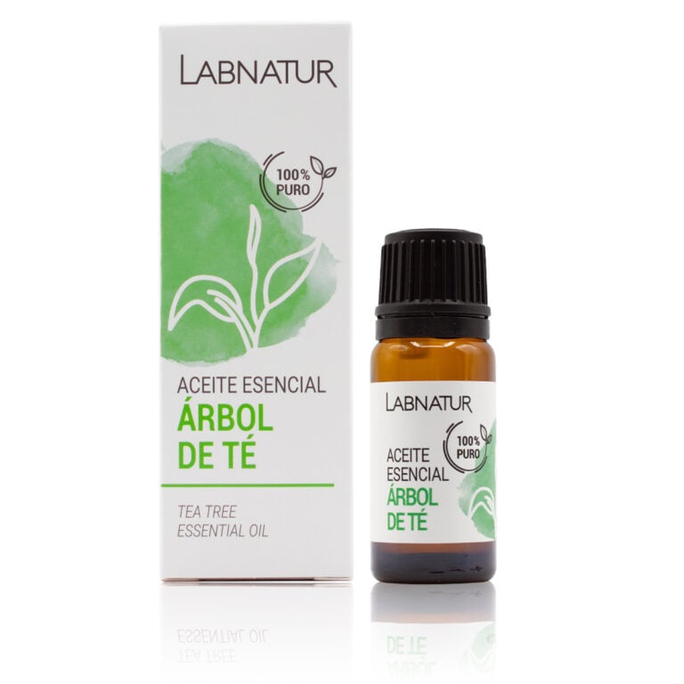 Aceite Esencial Árbol de Té 100% Puro 10ml Labnatur natural y vegano para piel grasa, cabello, pies y aromaterapia.