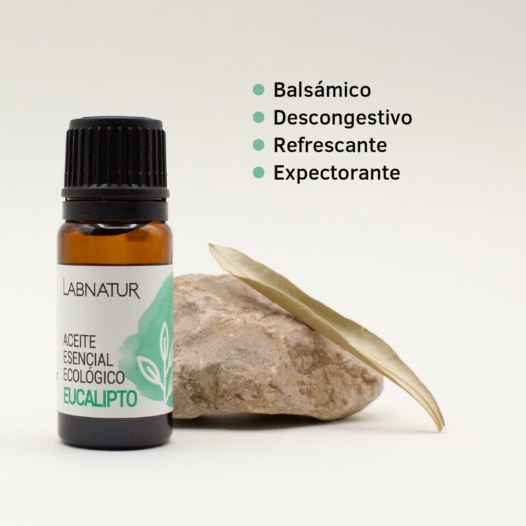 Aceite Esencial Eucalipto 100% Puro Labnatur para masaje corporal, baño revitalizante, difusor y humidificador.