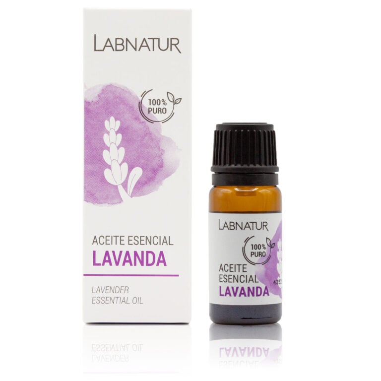 Aceite Esencial Lavanda 100% Puro 10ml Labnatur natural y vegano para piel, cabello, masajes relajantes y aromaterapia.