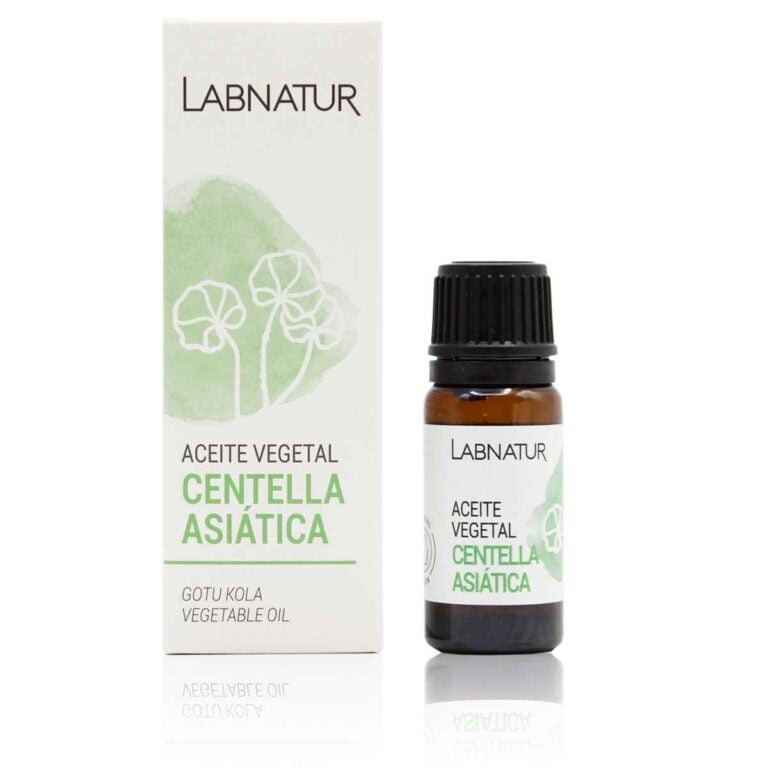 Aceite Vegetal Centella Asiática 10ml Labnatur natural y vegano para piel, cabello, marcas, estrías y firmeza.