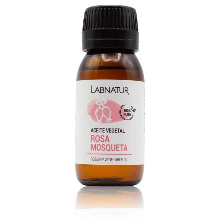 Aceite Vegetal Rosa Mosqueta 100% Puro 50ml Labnatur natural y vegano para hidratar piel, cabello, manchas, estrías y cicatrices.