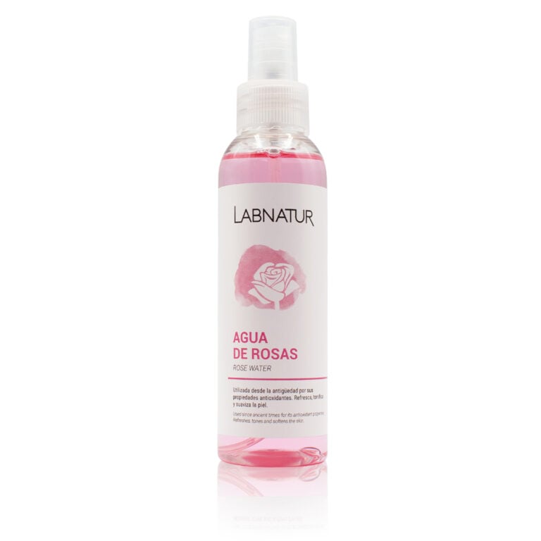 Agua de Rosas 125ml Labnatur sin alcohol en envase con pulverizador