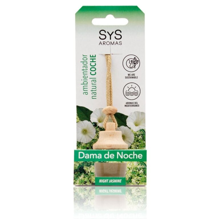 Ambientador coche Dama de Noche 7ml Style SYS Aromas colgante retrovisor aroma floral y agreste