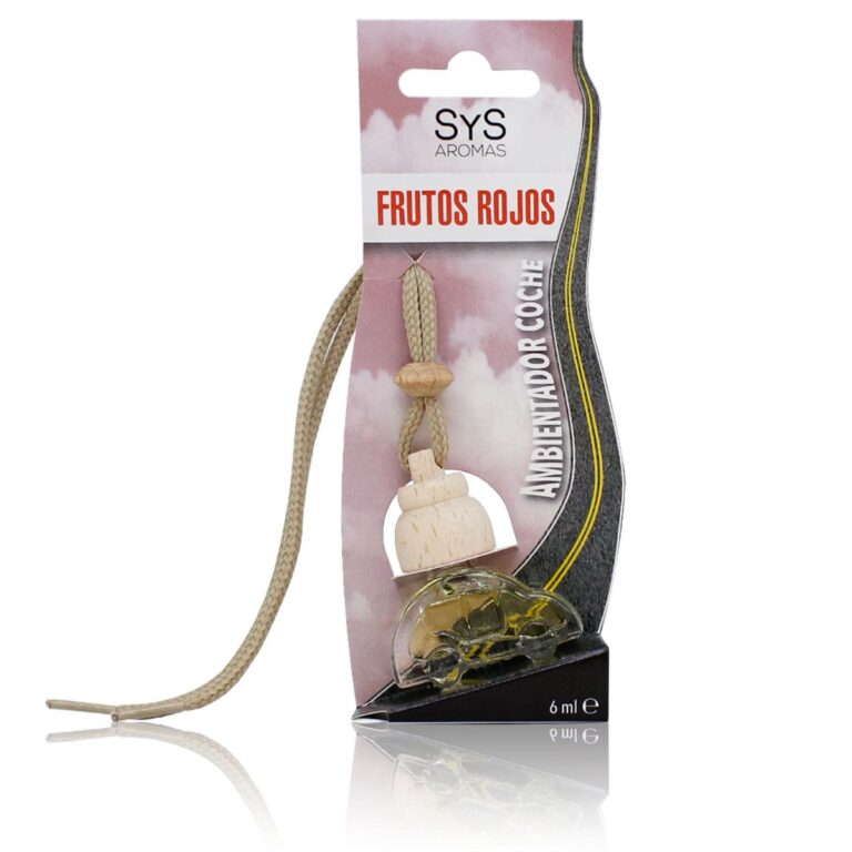 Ambientador coche Frutos Rojos 6ml Little Car SYS Aromas colgante retrovisor aroma afrutado y dulce