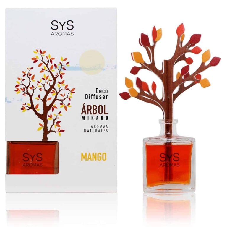 Ambientador difusor árbol Mango 90ml SYS Aromas decorativo aroma tropical y afrutado