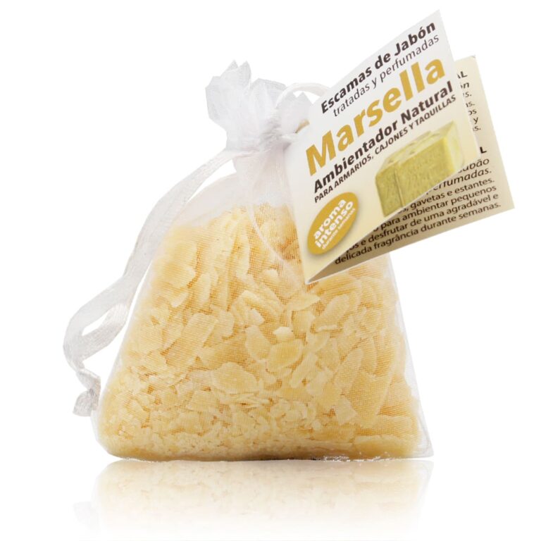 Ambientador Escamas Jabón Marsella 25g SYS Aromas para armarios y cajones aroma fresco y limpio