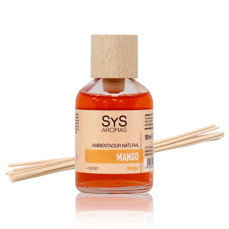 Ambientador mikado Mango 50ml SYS Aromas con varillas difusoras