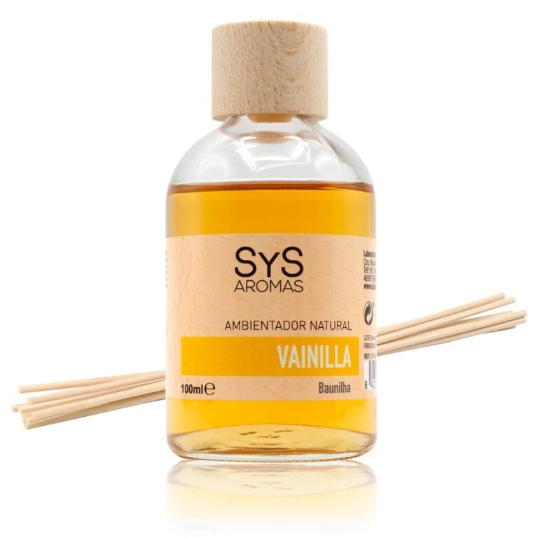 Ambientador mikado Vainilla 100ml SYS Aromas con varillas difusoras