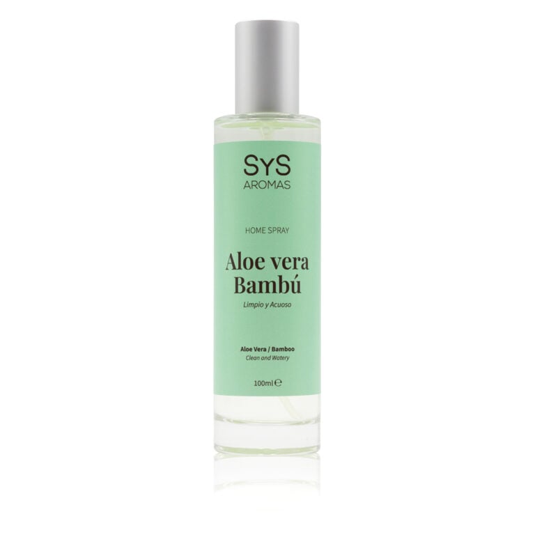 Ambientador Pulverizador Aloe Vera-Bambú 100 ml Origins SYS Aromas con notas agrestes y herbales, aroma fresco e intensidad media.