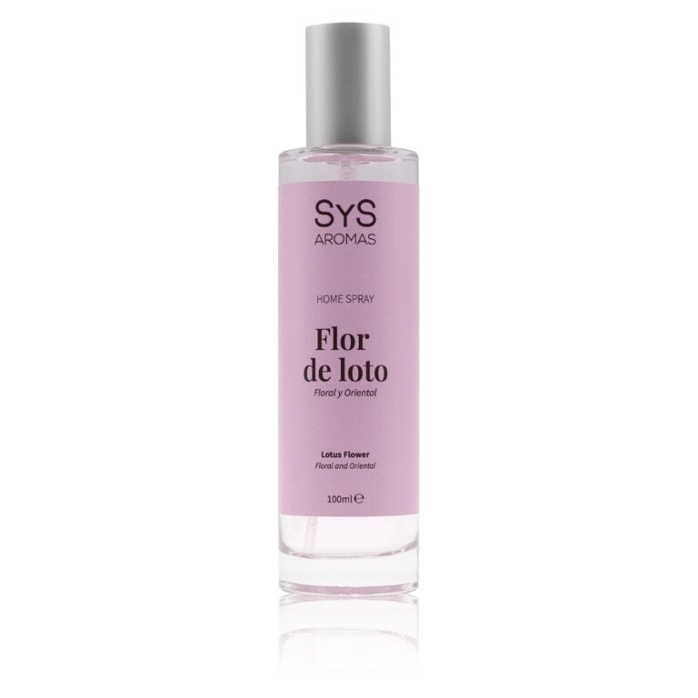 Ambientador Pulverizador Flor de Loto 100 ml Origins SYS Aromas con notas florales y orientales, aroma calmante e intensidad media.