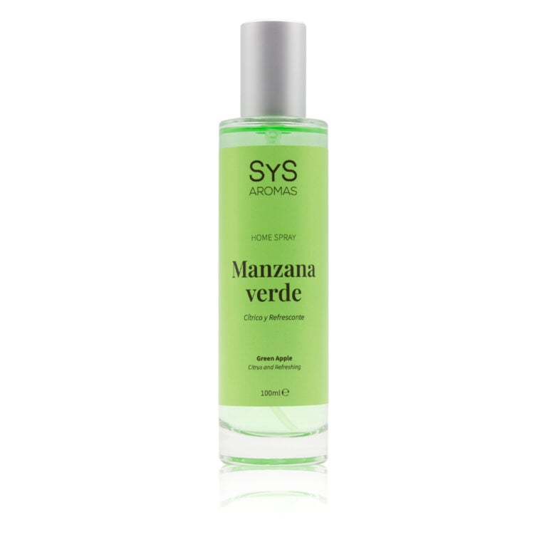 Ambientador Pulverizador Manzana Ácida 100 ml Origins SYS Aromas con notas afrutadas y ácidas, aroma refrescante e intensidad media alta.