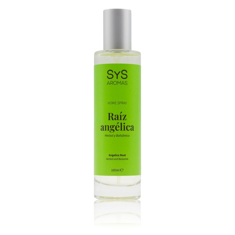 Ambientador Pulverizador Raíz Angélica 100 ml Origins SYS Aromas con notas herbales y balsámicas, aroma refrescante e intensidad media.