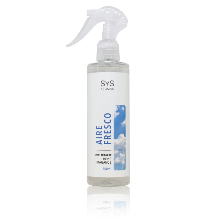 Ambientador spray Aire Fresco 250ml SYS Aromas aroma limpio y mediterráneo para el hogar