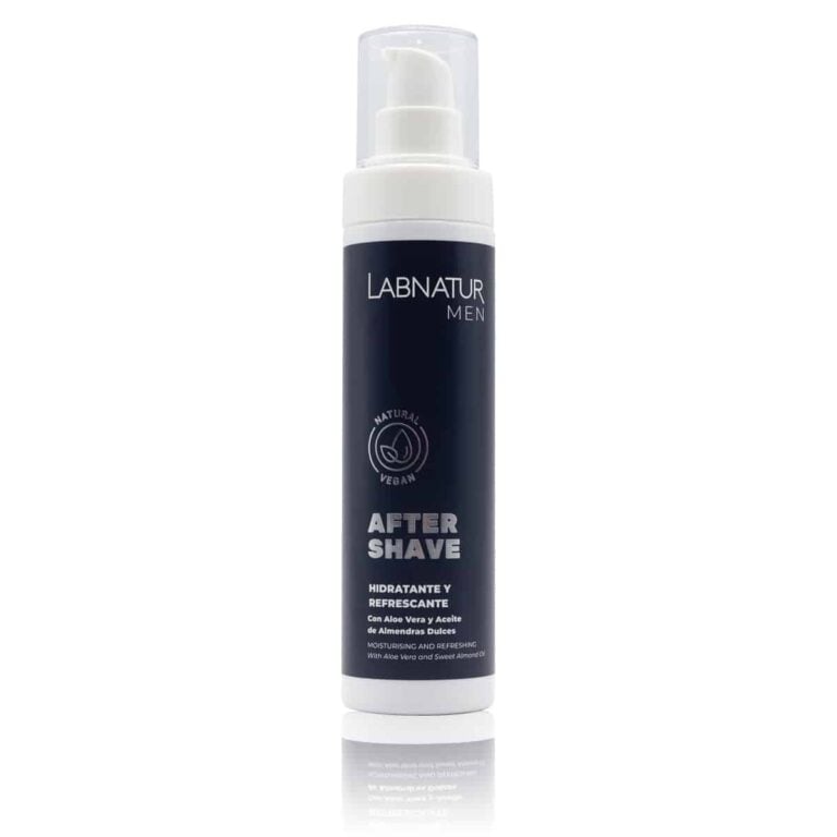 Bálsamo After Shave 150ml Labnatur con aloe vera y aceite de almendras dulces para después del afeitado.