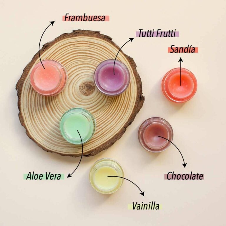 Bálsamo Labial Vainilla 15ml Labnatur junto a las variedades frambuesa, tutti frutti, sandía, aloe vera y chocolate
