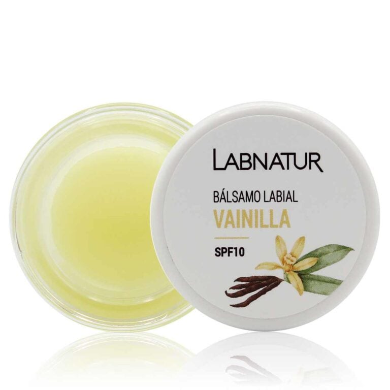 Bálsamo Labial Vainilla 15ml Labnatur natural con SPF10 para labios secos, hidratados y protegidos