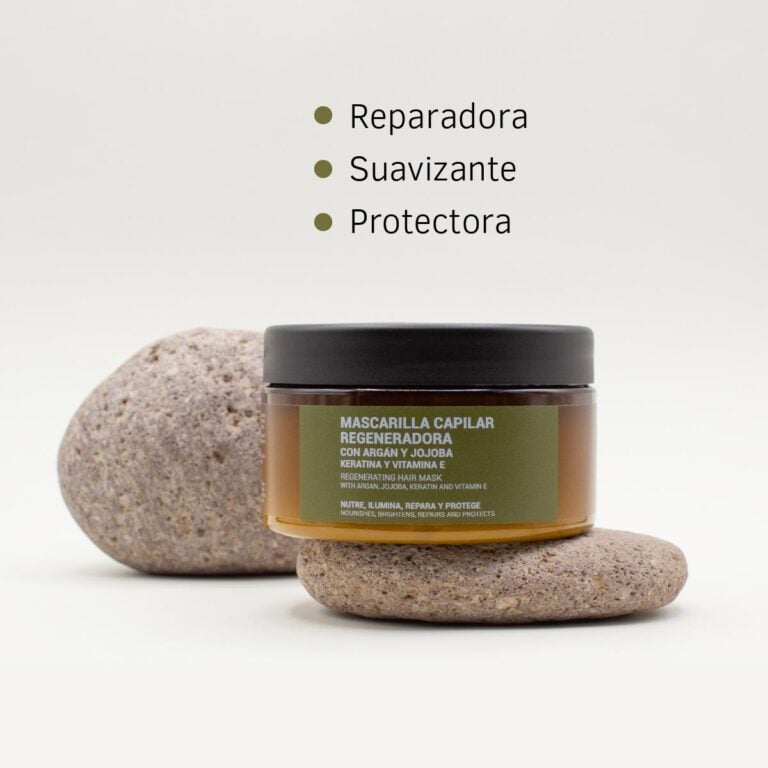 Beneficios de la Mascarilla Capilar Argán y Jojoba Labnatur: reparadora, suavizante y protectora.