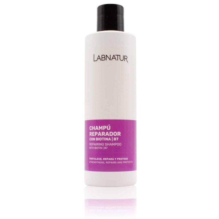 Champú Reparador con Biotina 250ml Labnatur natural y vegano para cabello quebradizo o debilitado