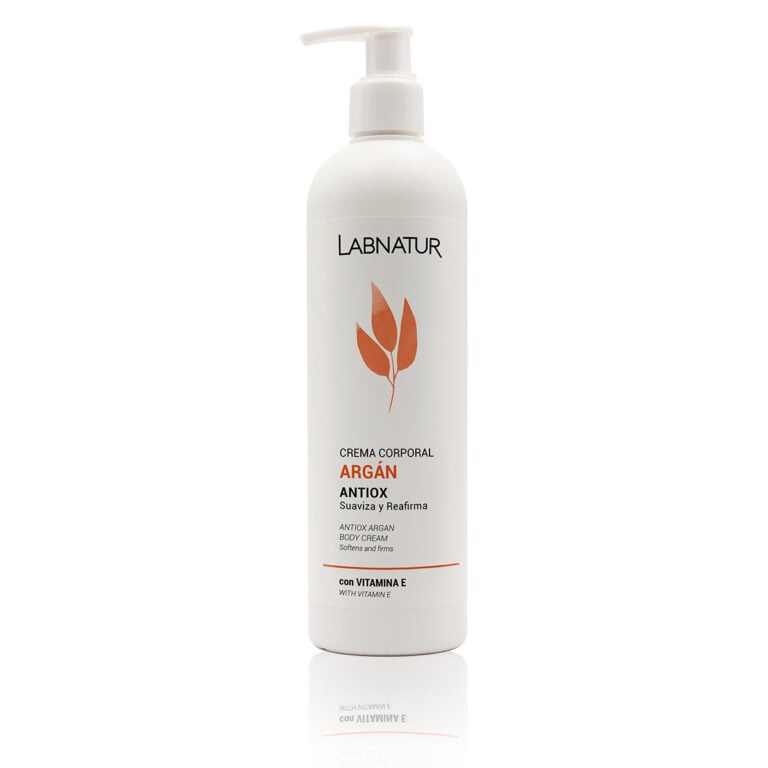 Crema corporal Argán 400ml Labnatur natural con aceite de argán y vitamina E hidratante y antioxidante