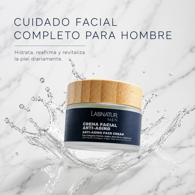 Crema Facial Hombre Anti-Aging 50 ml Labnatur para hidratar, reafirmar y revitalizar diariamente la piel masculina.