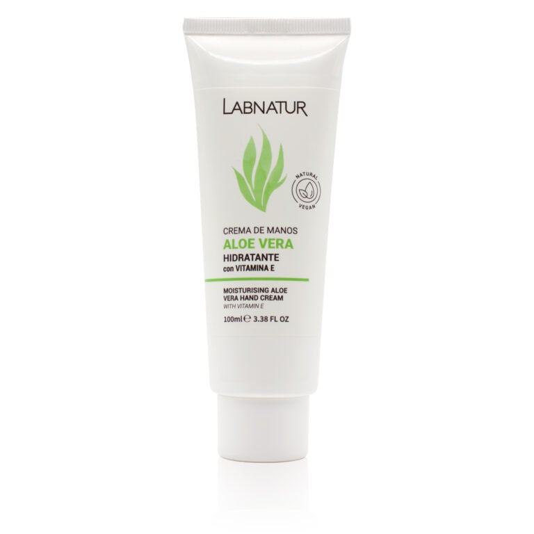 Crema de manos Aloe Vera 100ml Labnatur hidratante natural con argán karité urea y vitamina E