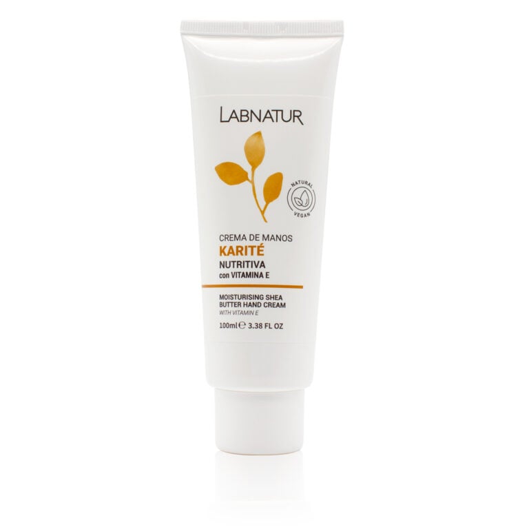 Crema de manos Manteca de Karité 100ml Labnatur natural con aloe vera alantoína y vitamina E