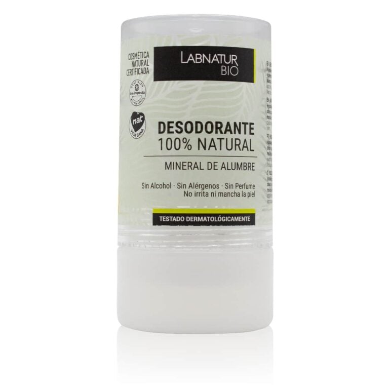 Desodorante Alumbre Stick 120g Labnatur Bio natural certificado, ecológico y vegano para piel sensible