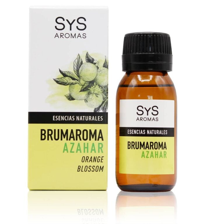 Esencia Hidrosoluble Azahar 50ml SYS Aromas para humidificadores y difusores aroma floral y mediterráneo