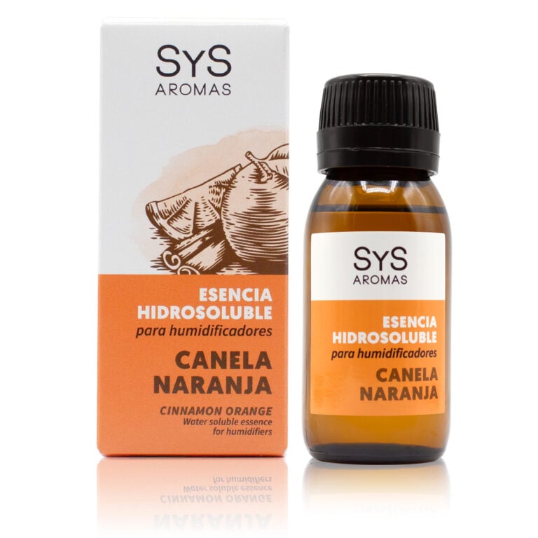 Esencia Hidrosoluble Canela-Naranja 50ml SYS Aromas para humidificadores y difusores aroma cítrico y especiado