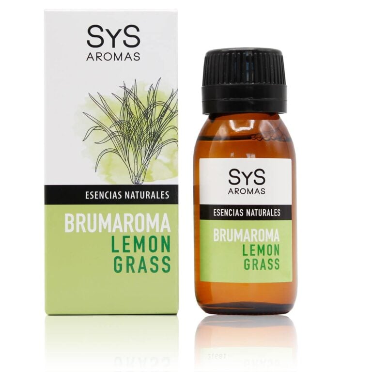 Esencia Hidrosoluble Lemongrass 50ml SYS Aromas para humidificadores y difusores aroma cítrico y fresco