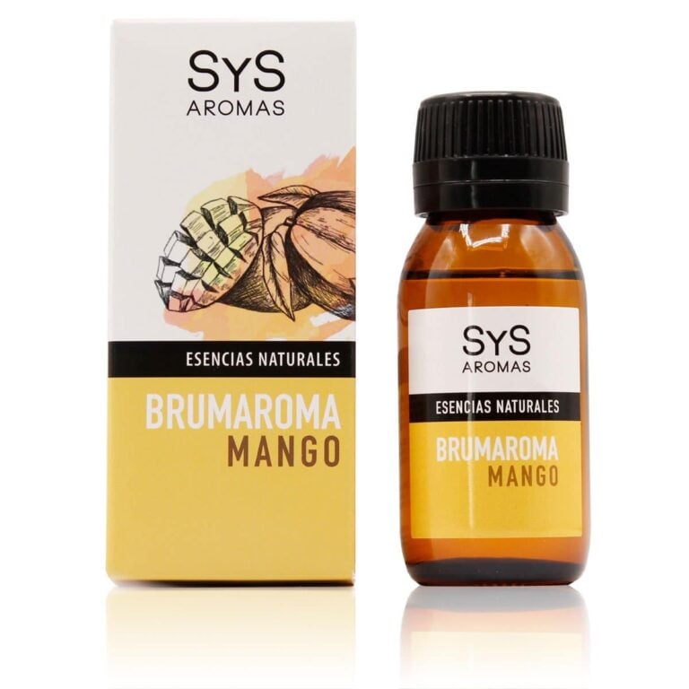 Esencia Hidrosoluble Mango 50ml SYS Aromas para humidificadores y difusores aroma tropical y afrutado