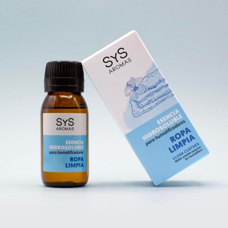 Esencia Hidrosoluble Ropa Limpia 50ml SYS Aromas para humidificador y difusor con aroma fresco y limpio