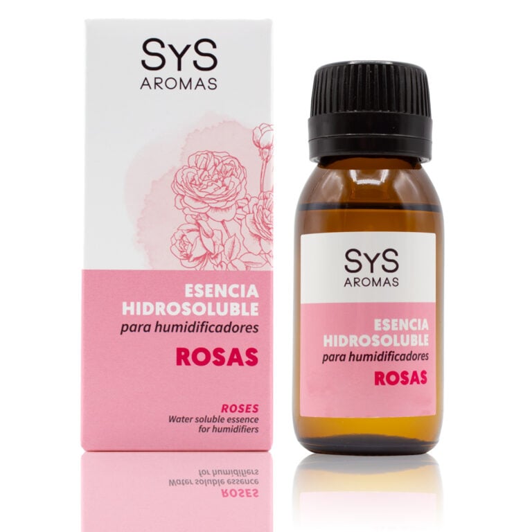 Esencia Hidrosoluble Rosas 50ml SYS Aromas para humidificadores y difusores aroma floral y delicado