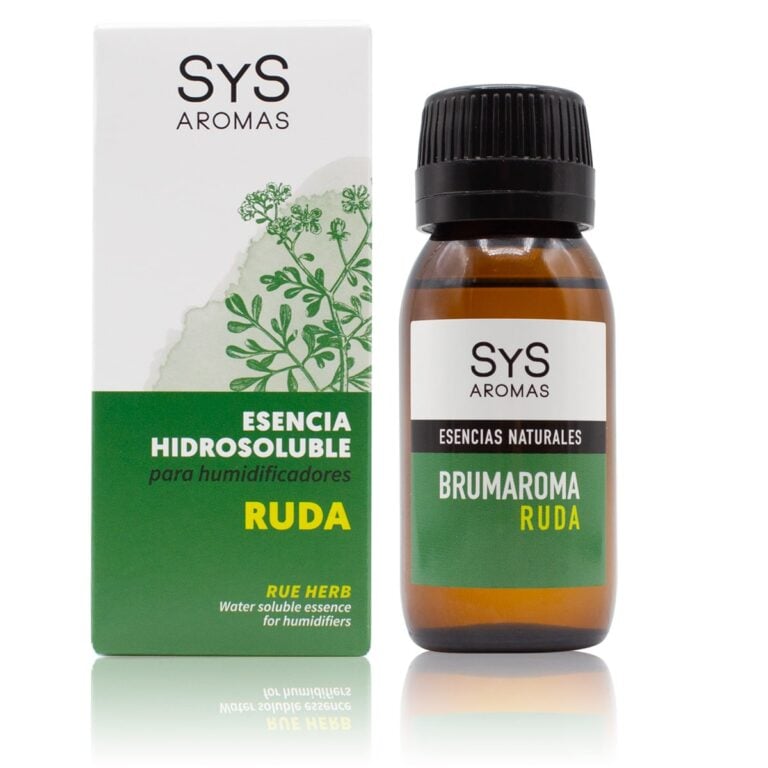 Esencia Hidrosoluble Ruda 50ml SYS Aromas para humidificadores y difusores aroma agreste y herbal
