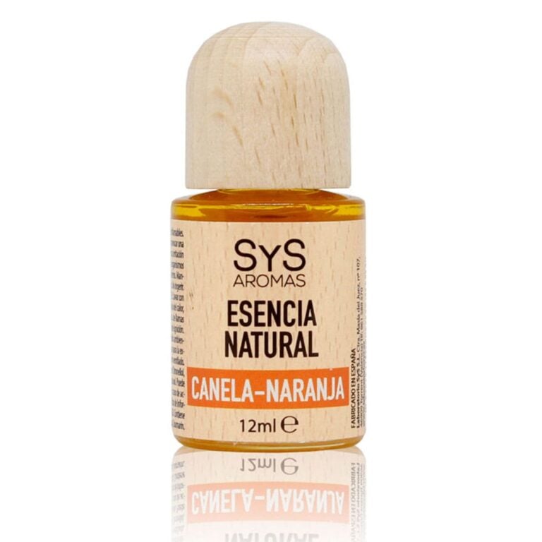 Esencia Natural Canela-Naranja 12ml SYS Aromas para quemadores y humidificadores aroma cítrico y especiado